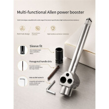 Multi Functional Hex Wrench, Booster Screwdriver,Screwdriver ,Auto Repair Square Socket Wrench, Handle Extension Rod