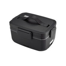 3-Liter-Elektro-Lunchbox, Tragbarer Speisenwärmer, Beheizbarer Lunchbehälter Ohne Wasser, Auslaufsicher, für Auto und Arbeit, EU-Stecker