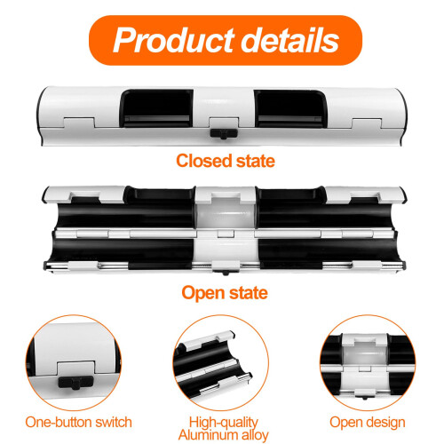 White Patio Door Security Lock, Professional French Door Security 1