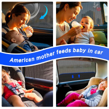 GOLDEROC Baby Car Sun Shade Pack of 2 UV Protection Breathable Spand