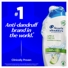 Head Shoulders Apple Fresh AntiDandruff Shampoo 750ml Works against D