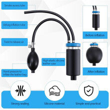 Car Universal Easy Intake Adapter, Vehicle Smoke Machine Inflatable Bladder Block Off Fuel Leak Diagnostic Tester