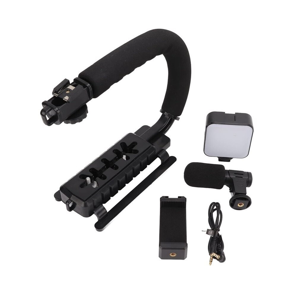 Handheld Camera Stabilizer Bracket, With Led Fill For Interview Photography Portable Bracket Studio Take A Photo Light 4711114146220
