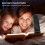 Portable Book Light LED Timer Rechargeable Reading Light 3-Color Lighting Mode Book Lights Bed Read Night Light 3