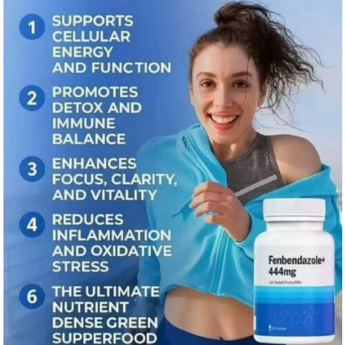 (3PCS) Fenbendazole+ 444mg 90 Capsules 2
