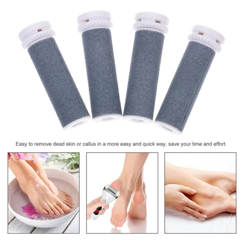 8pcs Electric Foot File Replacement Rollers - Extra Coarse Pedicure Tool Heads for  Micro Pedi 2