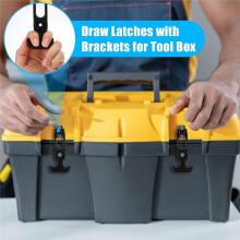 8-Pack Rubber T-Handle Draw Latches with Stainless Steel Screws for Various Applications