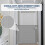 HollyHOME Retractable Stair Gate 180cm Extra Wide One Hand Operation B 5