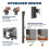 HollyHOME Retractable Stair Gate 180cm Extra Wide One Hand Operation B 1