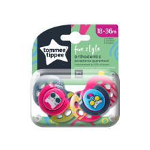 Tommee Tippee Fun Style Soothers Symmetrical Orthodontic Design BPAFre