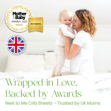 Next to Me Crib Mattress Protector 51x85cm – Award Winning – Waterproo