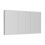 NES Home Nes Home 1200mm Matte Grey Bathroom Mirror Cabinet 4