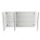 NES Home Nes Home 1200mm Matte Grey Bathroom Mirror Cabinet 6