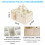 Noaya Large Capacity Nappy Caddy Organizer - Multi Functional Nursery 2