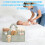 Noaya Large Capacity Nappy Caddy Organizer - Multi Functional Nursery 5