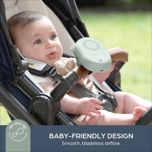 Dreambaby BreezztoGo USB Rechargeable Bladless Baby Fan with Swivel St