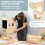 KYWAI Premium Toddler Kids Tower Foldable – Toddler Kitchen Stool 6