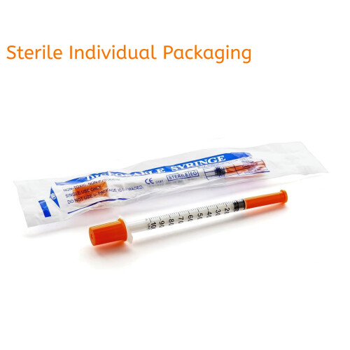 MedLKU 20pcs 1ml Dispensing Tool, Indivdually Sterile Packaging, 1ml 2