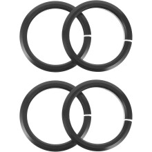 4-teiliges Set Fahrrad-Distanzstücke für konische Gabeln, 1,5 Zoll, Steuersatz-Basisringe aus Aluminium