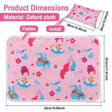 Anihet Kids Tray Table Cover Foldable Airplane Travel Tray Cover with