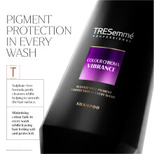 TRESemme Colour Chroma Vibrance Shampoo hair care for a vibrant glazed