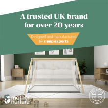 Mother Nurture Classic Foam Foldable Mattress White 95 x 65 x 25 cm