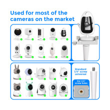 Flexible Baby Camera Mount Bracket for GHBHelloBaby MonitorBabyphone A