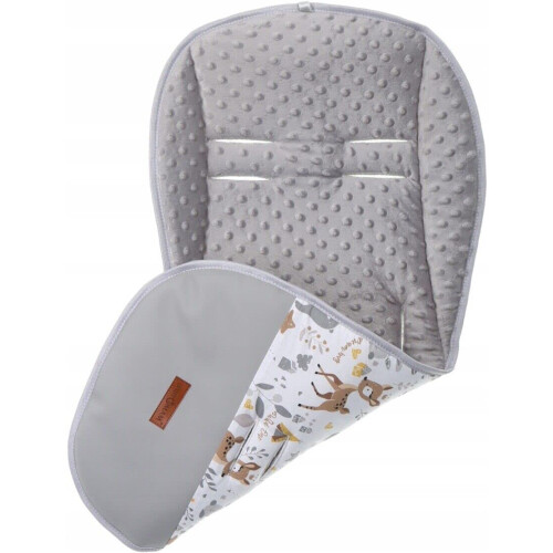 Universal Seat Liner Pushchair Double Sided Pram Buggy GreyDeer and Fr 2