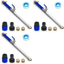 3X Jet Washer Idropulitrice Ad Alta Pressione Bacchetta Tubo 'Acqua con 2 Ugelli per Tubi Flessibili Spruzzatore di Irrigazione Automatica