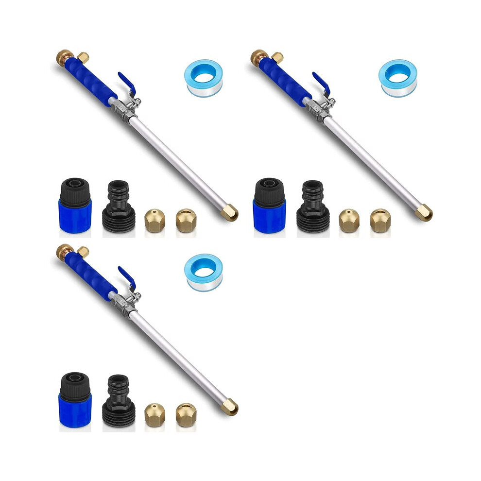 3X Jet Washer High Pressure Power Washer Wand Water Hose With 2 Hose Nozzle Auto Watering Sprayer 6031093236667