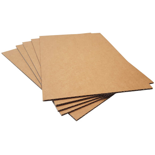 10 x A1 Corrugated Cardboard Packaging Sheets Kraft Pads Single and Double Wall 1