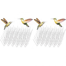 Lot de 12 pics anti-pigeons en acier inoxydable pour répulsif anti-oiseaux