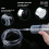 2 Pack 150ml Large Syringe with 100cm Tube, Plastic Syringes without Needle, for 4