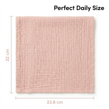 CleaZeny 2 Pack Muslin Face Cloths Makeup Remover Baby Burp Washcloth