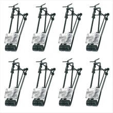 Lot de 8 pièges à taupes en métal pour rats et campagnols, pour l'extérieur, afin de protéger votre jardin des taupes.