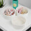 3 Pack Small Woven Cotton Rope Gift Baskets for Organizing, White 5