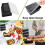40X 1000ml Thick Disposable Takeaway Lunch Box Tableware Can Be Microwave Heated Rectangular Plastic Bowl Food Box 7