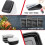 40X 1000ml Thick Disposable Takeaway Lunch Box Tableware Can Be Microwave Heated Rectangular Plastic Bowl Food Box 10