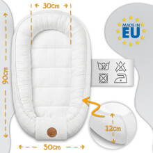Baby Nest Pod Bassinet Lounger – 90x50 cm Sleep Pod Newborn 036 Months