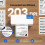 ETIKEZ Bluetooth Shipping Label Printer, 4x6 Thermal Label Printer for Business Parcels, Supports iOS, AndroidWindows & Mac, Compatible with Amazon, 4