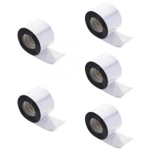 5Rouleaux Répulsif Oiseaux Pet Noir Réfléchissant Pour