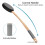 2X Back Lotion Applicator with Long Handle and 8 Replaceable Pads, Ideal for Young People and the Elderly-Black. 6