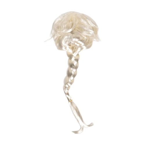 Beautiful Adult Wig light gold Braid Dressing
