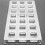 3X 3D Chocolate Mold Homemade Square Chocolate Diy Pastry Tools Polycarbonate Chocolate Moulds 5