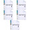 5Rouleaux Sticker Tableau Autocollant Pour Maison Surface Lisse 6