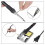 80W Electric Soldering Iron Kit LCD Display Temperature Adjustable 220V Welding Tools Set Soldering Tips EU Plug 5