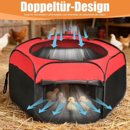 Brooder Box for Chick Starter Kit-Dual Door Chicken Brooder 2