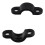 280Pcs Screws Mounted Arched Cable Clamp Clip Tie 21 X 7mm for 3mm Wire 4
