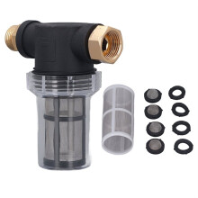 Whole House Sediment Water Filter Reusable Avoiding Blocking Pre Filtration System Protective Garden Hose Filter