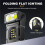 USB Rechargeable LED Flashlight Portable Magnet Work Light Super Bright Camping Light COB Emergency Flashlight 6